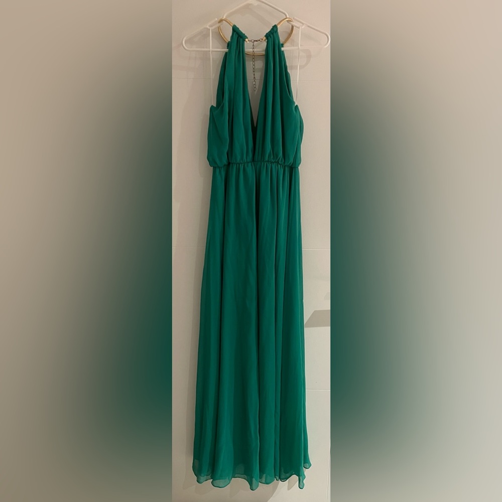 Lulus Green Maxi Dress - Small - Picture 2 of 8